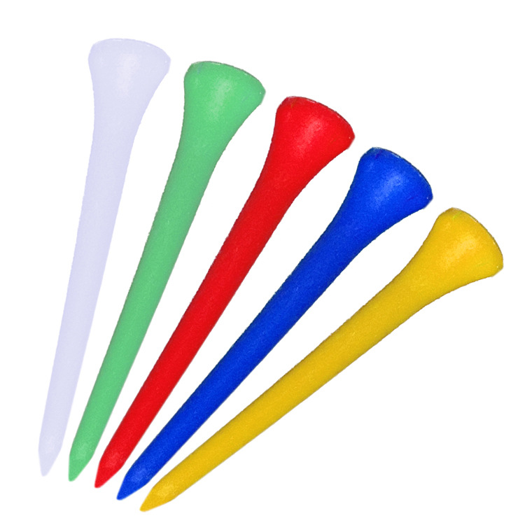 Bola de golf clavo bola de plástico tee color bola asiento Golf color bola titular plástico escalera Final Apertura bola clavo 54mm