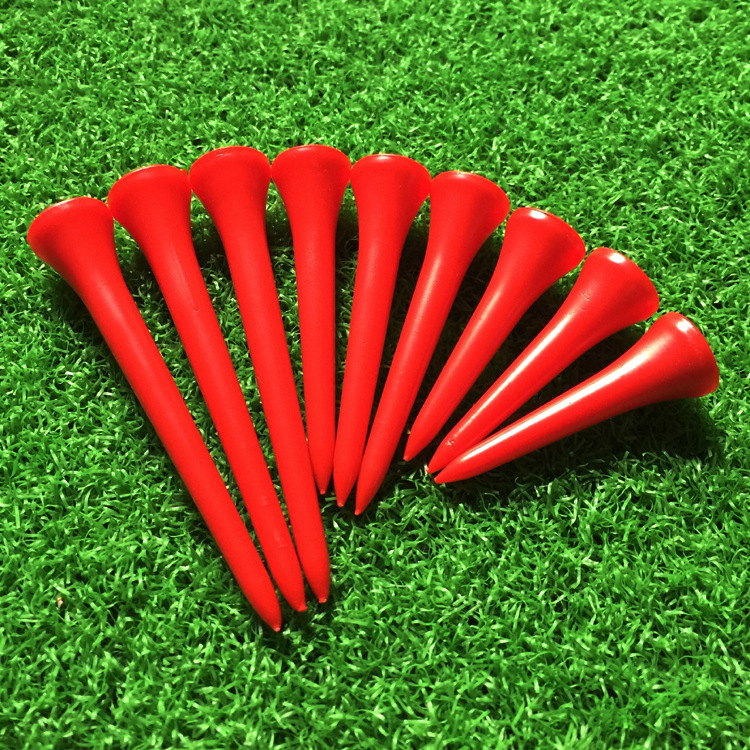 Bola de golf clavo bola de plástico tee color bola asiento Golf color bola titular plástico escalera Final Apertura bola clavo 54mm