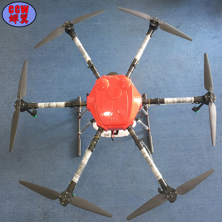 蝉翼 多旋翼飞机 打农药 杀虫 10公斤 植保无人飞机 AB点自主飞行