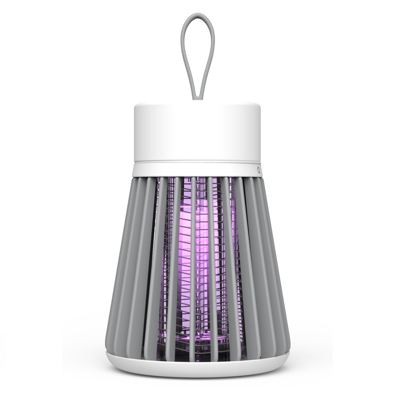 Luz púrpura mosquito trampa física mosquito asesino lámpara artefacto hogar interior al aire libre descarga eléctrica mosquito asesino repelente de mosquitos lámpara portátil