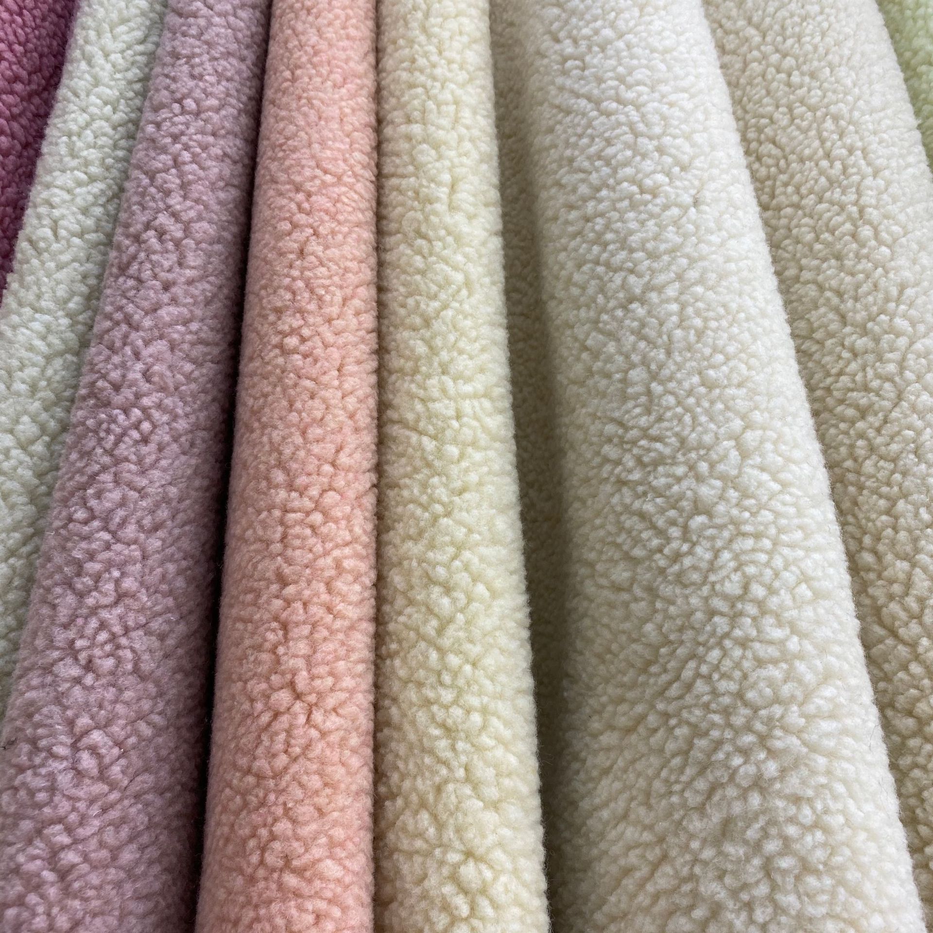Nuevo cordero de grano medio grano pequeño Cachemira imitación de Cachemira chaqueta chaqueta zapatos sombreros mantas superficies de peluche