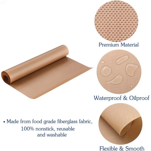 PTFE heat-resistant baking paper, high-temperature baking paper for baking, heat-resistant baking paper pad