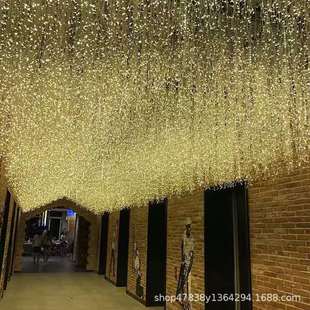 LED stars ice strip lights outdoor waterproof lights shopping mall aisle layout lights romantic wedding Christmas lights
