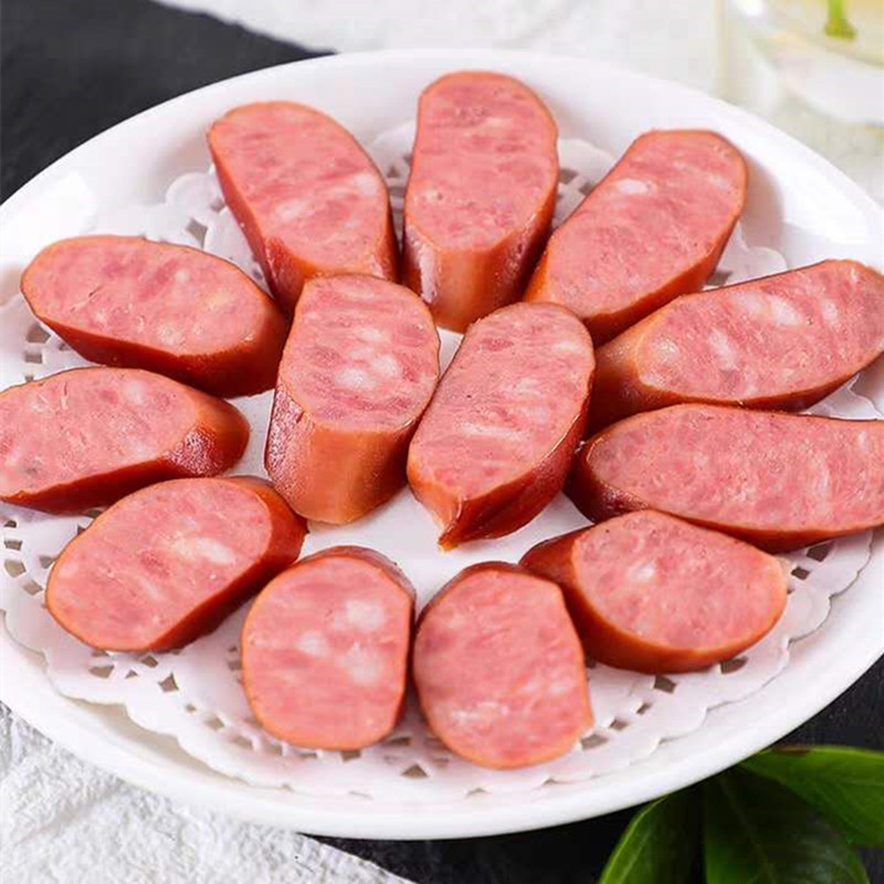 Russian Style Pork Sausage Ready-To-Eat Russian Hot Dog Finger Sausage Beef Intestine 220g Garlic Hunter Ham
