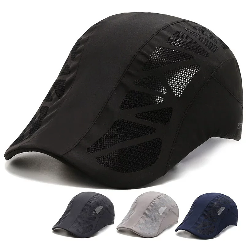 Quick dry thin tennis universal baseball cap, sun hat solar-powered, sun protection
