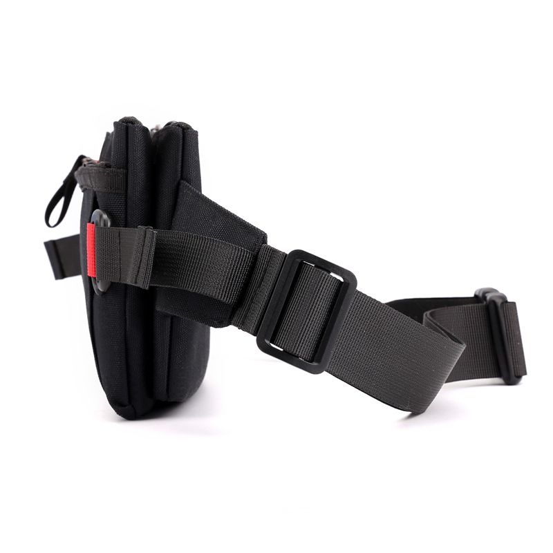 Nuevo bolso de la cintura al aire libre de los hombres todo-fósforo Oxford tela pecho bolsa de mensajero ultra-Delgado ajustado corriendo cintura bolsa monedero