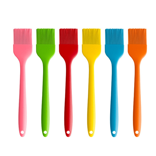 Zibo silicone oil brush large food grade silicone barbecue household oil brush high temperature resistant barbecue brush wholesale