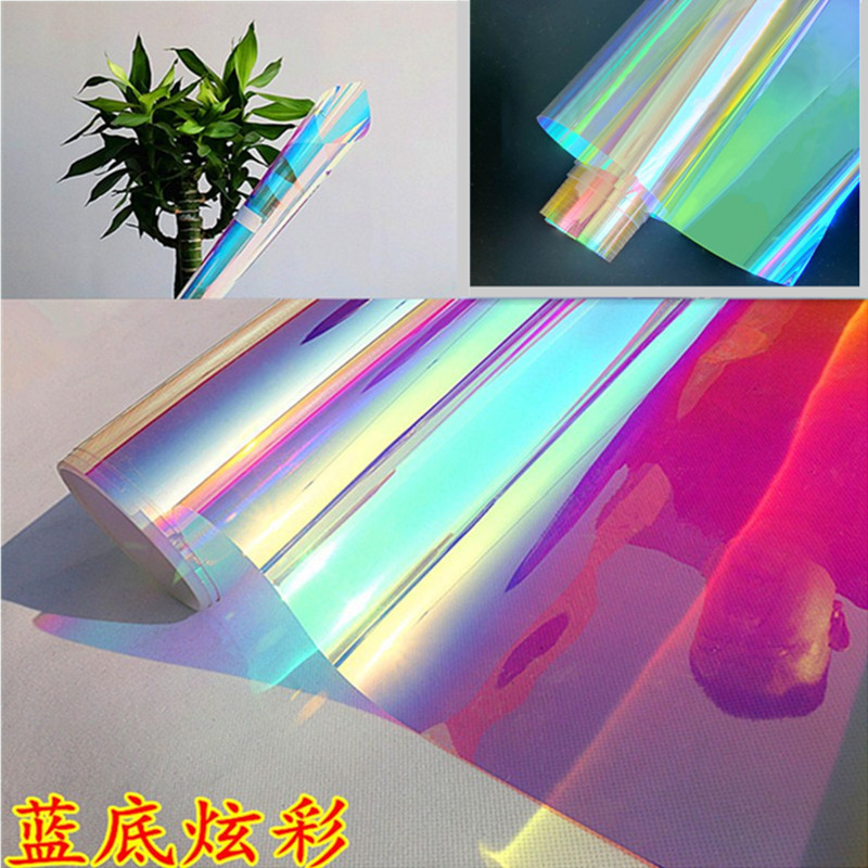 Laser Film Paper, Glass Paper, Laser Film, Rainbow Transparent Colored Glass Stickers, Wholesale New Year Static Stickers Laser Film Paper, Glass Paper, Laser Film, Rainbow Transparent Colored Glass Stickers, Wholesale New Year Static Stickers