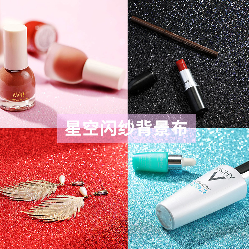 Starry Sky Flash Symdototic Background cloth Nail Shooting Prople
