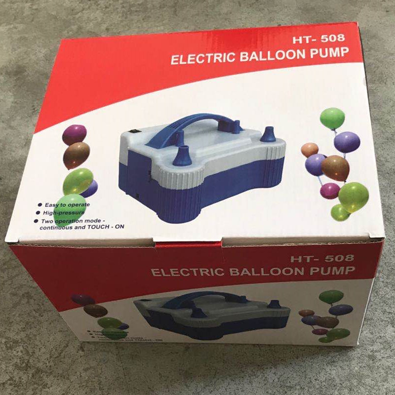 73005 bomba de globo eléctrico boda anuncio 508 inflador doble agujero soplando globo inflador