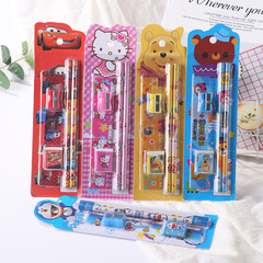 Children's Pencils Stationery Set 5-piece Elementary School Supplies Activities Kindergarten Gifts Children's Stationery