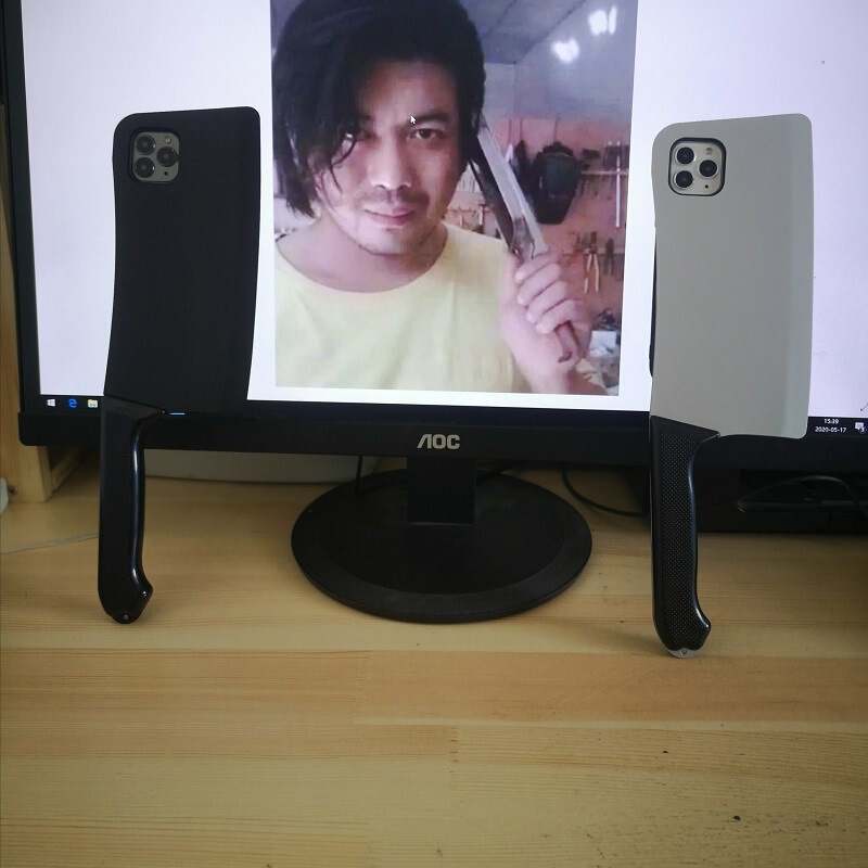 Factory wholesale creative funny kitchen knife phone case for Apple series iPhone11 Pro/Huawei soft case