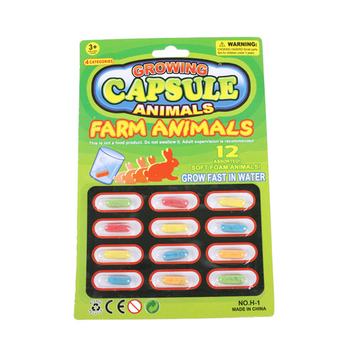 Cross-border water-expanding animal dinosaur capsule expansion toy unicorn mermaid capsule expansion small toy