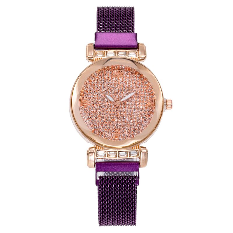 wish Popular Douyin Internet Celebrity Same Style Lazy Milan Belt Watch Galaxy Starry Sky Quartz Watch Spot Wholesale