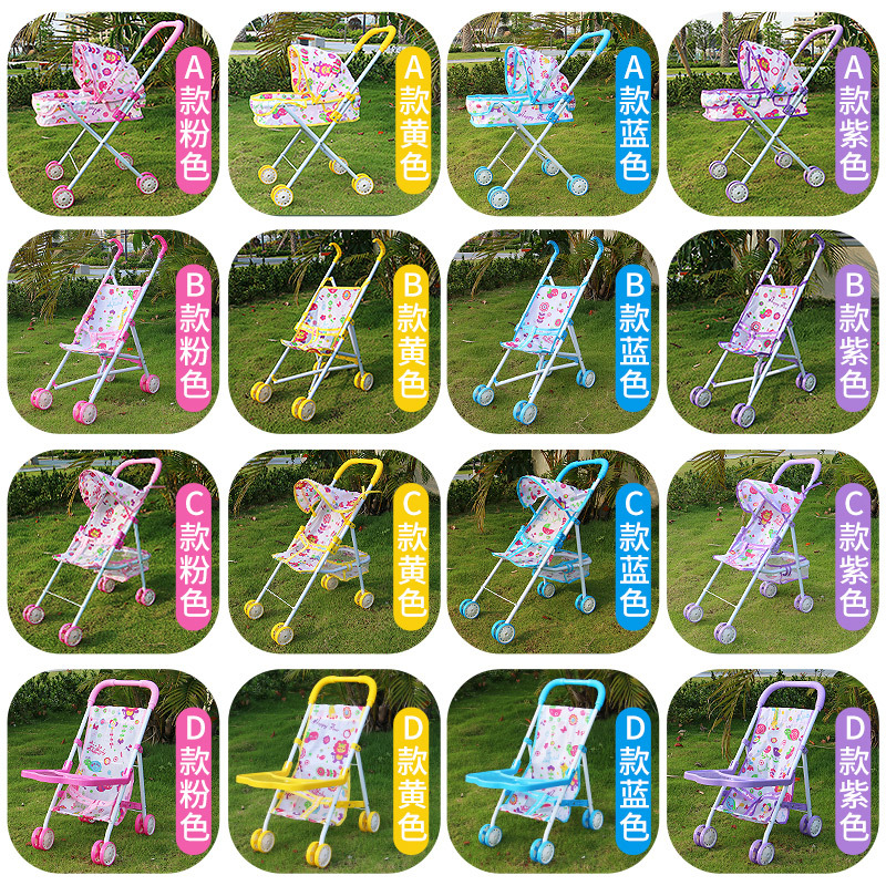 Cochecito de bebé de hierro al por mayor directo con muñeca de simulación