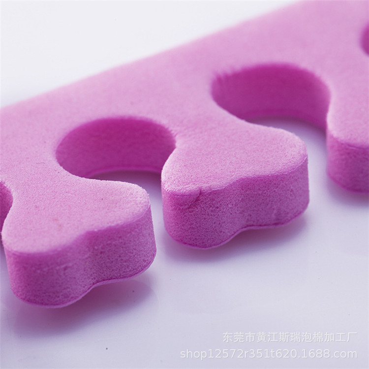 手指分指器 eva海绵分趾棉 桃心分指器 心形分指棉 脚趾托分趾器