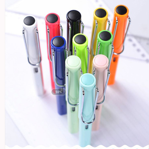 Jinhao fountain pen 619 macaron ink bag can replace the student's calligraphy pen gift box logo