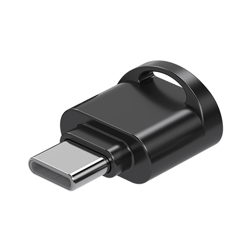 Suitable for apple USB-C to TF card adapter typec mobile phone to microSD metal mini card reader