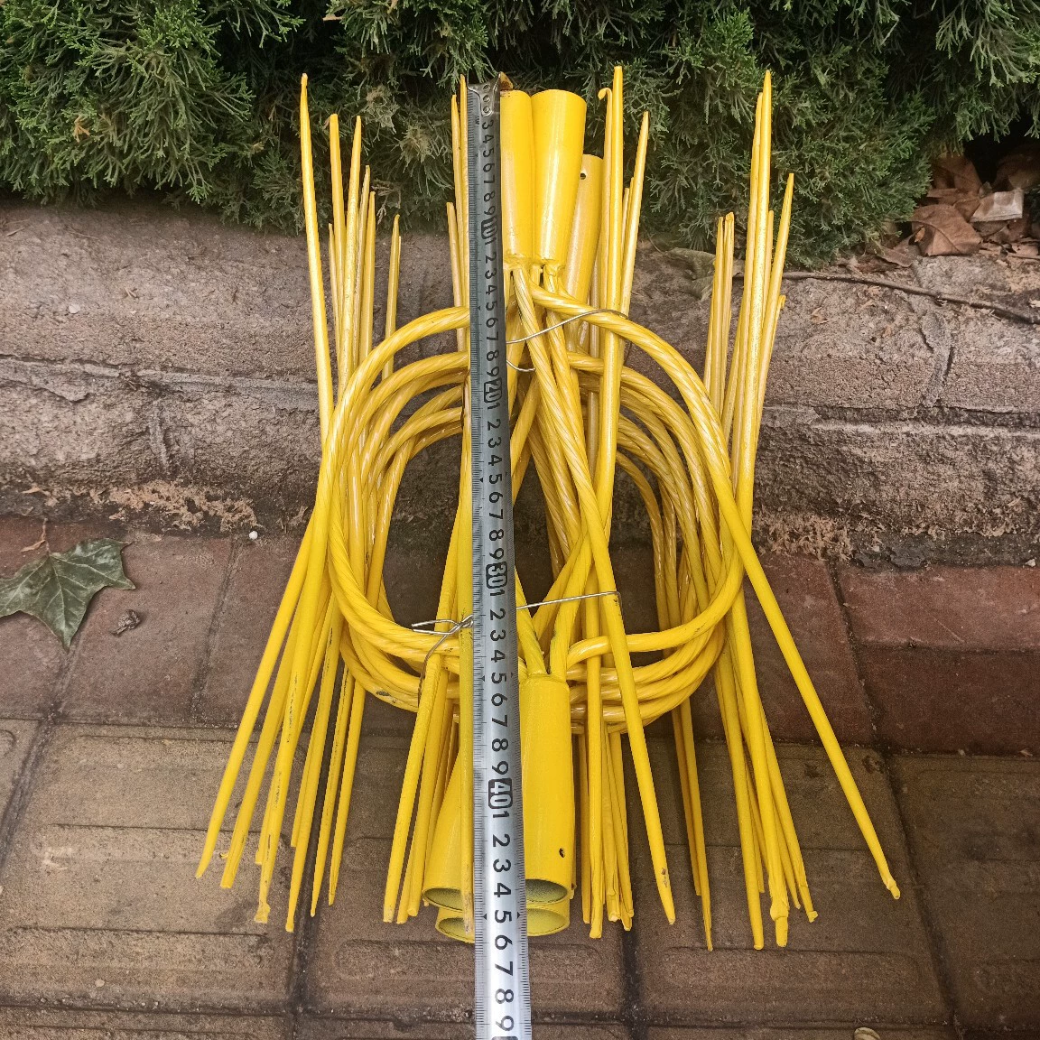 Стальная вилка с рисунком крикета, 4-жильная вилка, вилка для травы