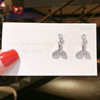 Silver needle, earrings, universal long goods with tassels, silver 925 sample, Korean style