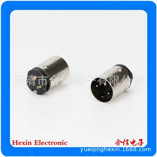 大DIN3PIN公头车针医疗航空插头连接器插头鼠标公头3-07F-S