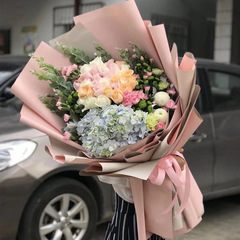 防水雙色歐雅紙鮮花包裝紙花店花藝材料雙面韓式花束包花紙