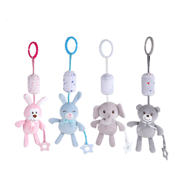 Juguetes para bebés 0-3 años de edad campanas de viento bebé animal campanas de viento colgante conejo elefante cama colgando coche colgando en stock al por mayor