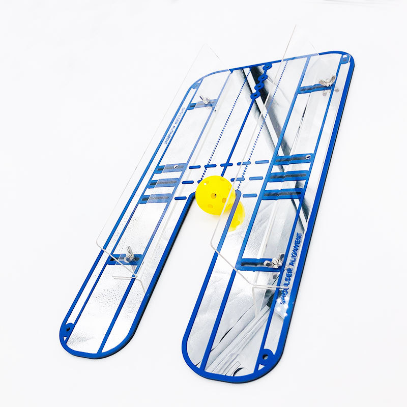 Golf putter entrenador práctica equipo espejo tipo entrenador fuente fábrica directa pelo soporte procesamiento personalizado