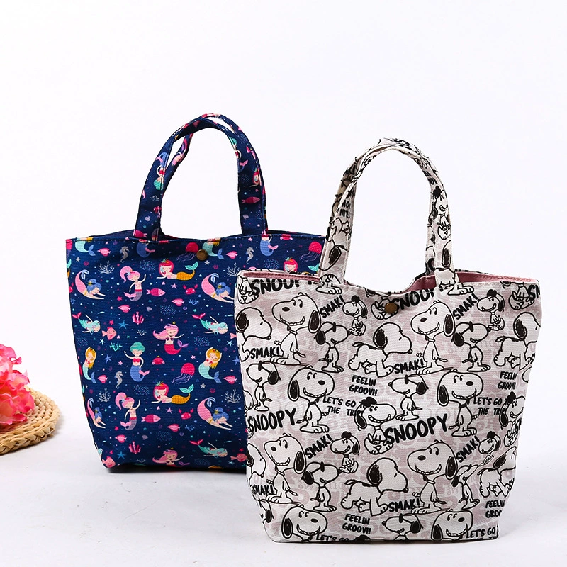 Double-layer capacious lunch box bag, food bag, wholesale