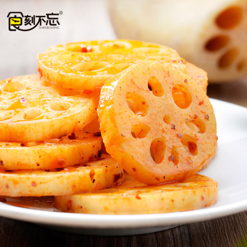Spicy and Numbing Lotus Root Slices 30g*20 Bags Spicy Vegetarian Snack Manufacturer Wholesale Spicy Lotus Root Slices