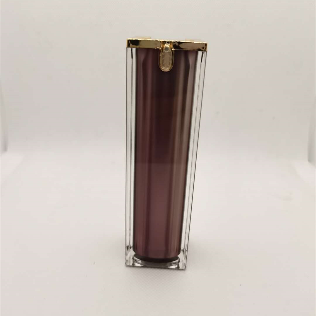新款  方形亚克力真空乳液瓶系列 15ml 30ml 50ml 霜膏瓶