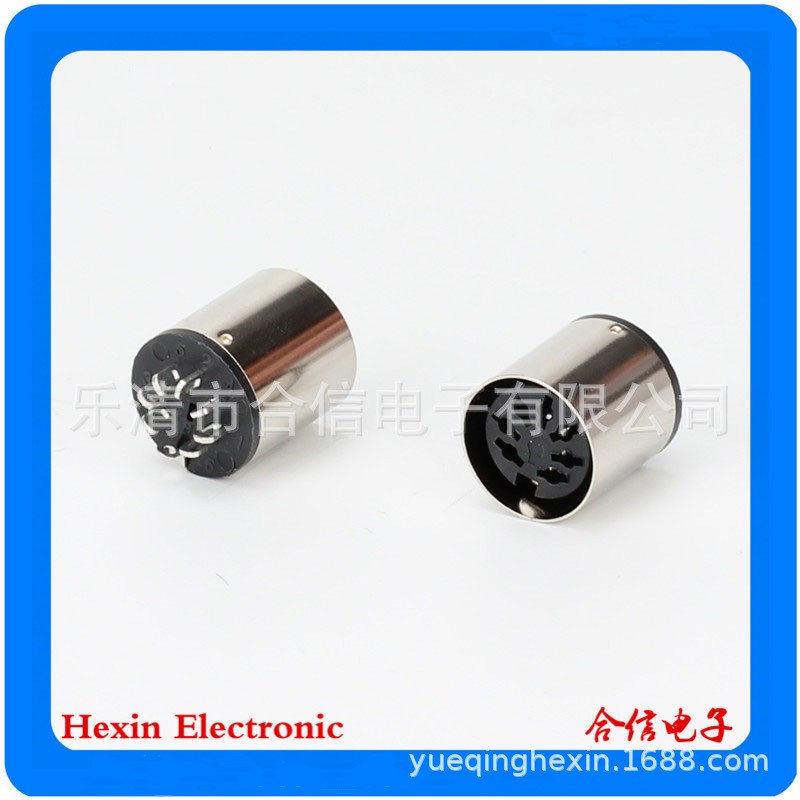 大DIN7PIN母头医疗航空MINi大D7P母座连接器母头DS端子-7-07M