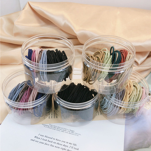 Trendy Instagram-inspired boho-style hair ties for women: elastic hair bands, durable adult rubber bands, and chic headwear accessories