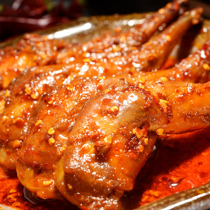 自贡麻辣兔腿四川特产兔老爹卤味冷吃熟食兔腿开袋即食 批发