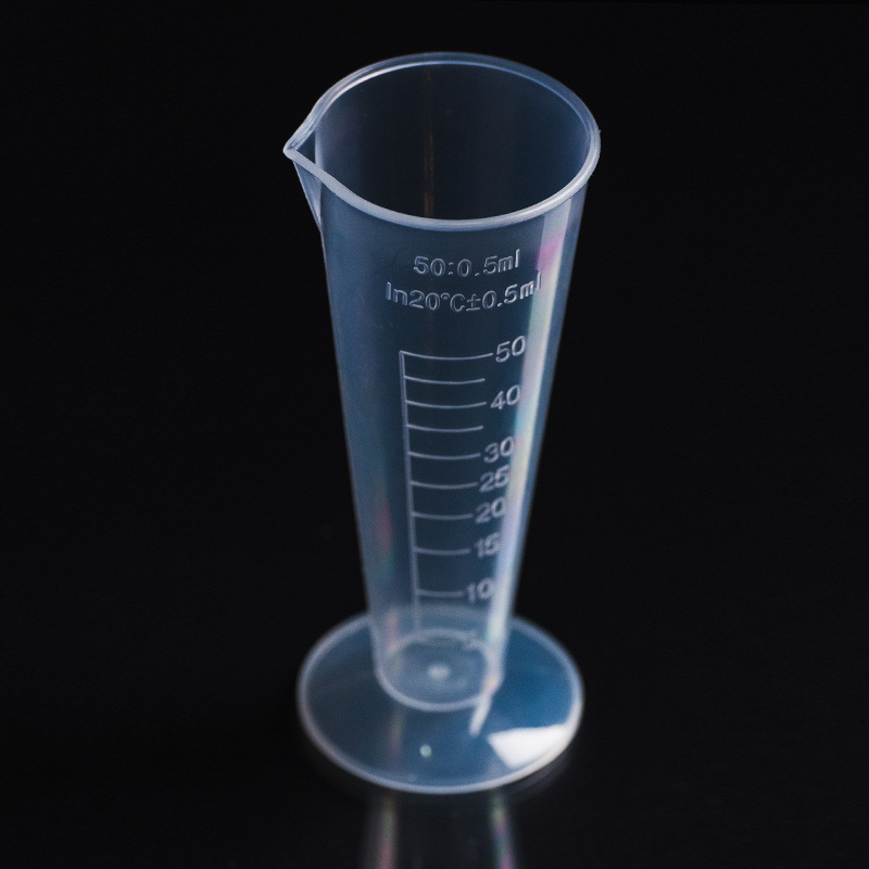 Taza de medir jabón hecho a mano taza de mezcla de té de leche engrosada taza de escala resistente a altas temperaturas taza de medir para hornear con tapa taza de medir de plástico