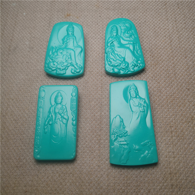 Turquoise Tieguanyin tea, pendant