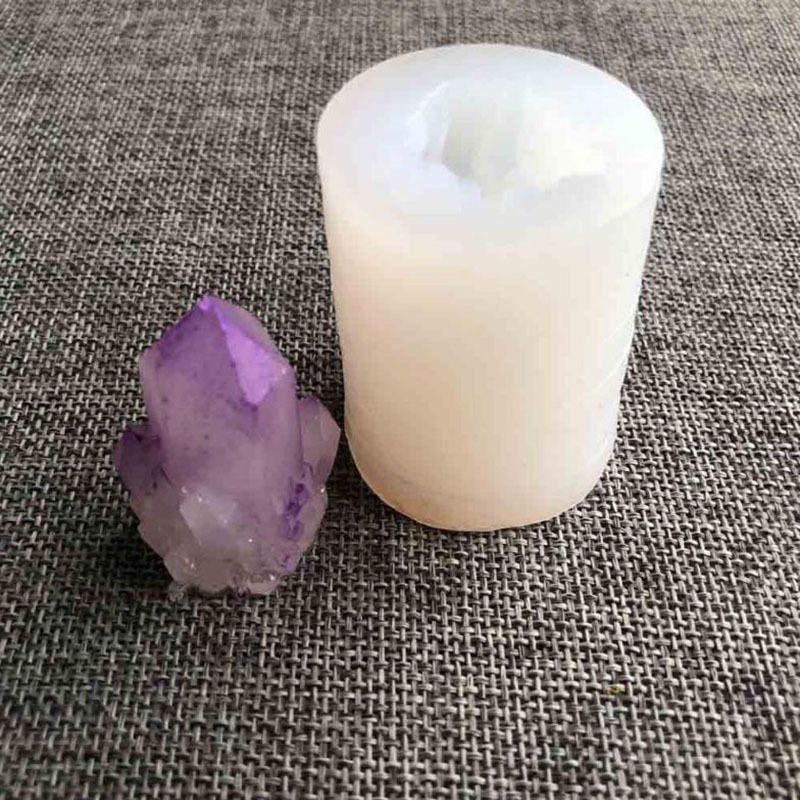 Cristal clúster modelado cristal epoxi molde, cerámica suave arcilla epoxi yeso coche decoración herramienta de modelado