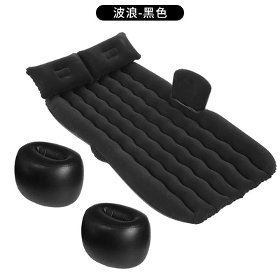 Dual-Use Inflatable Bed Car Outdoor – Vehicle-mounted inflatable bed - wave-split-block-with-black-round-pier