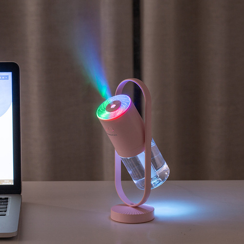 Cross-border e-commerce Magic Shadow Rotating Humidifier Wireless 360° Moisturizing Atomizer USB Charging Projector Light Car Portable