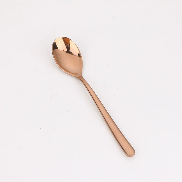 Rose gold main meal spoon
