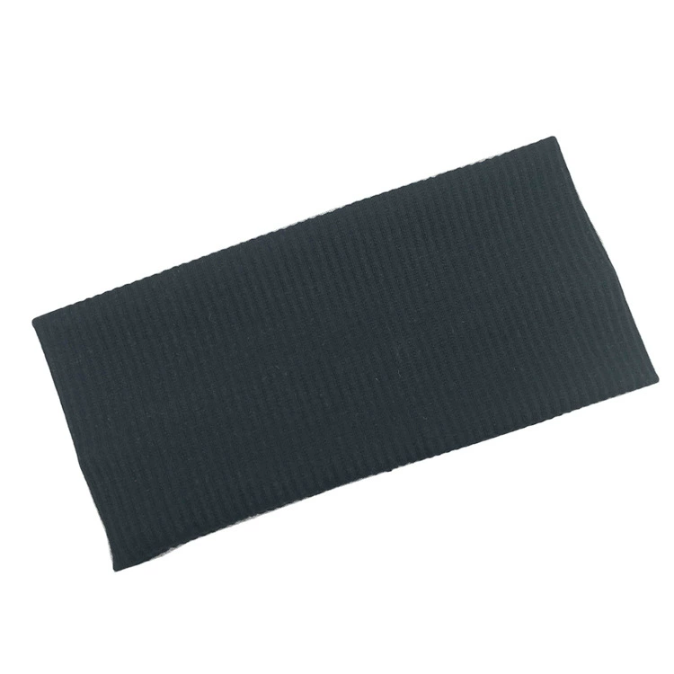 Knitted Elastic Headband, Polyester, 19×9 cm, Lightweight Multicolor Hair Accessory