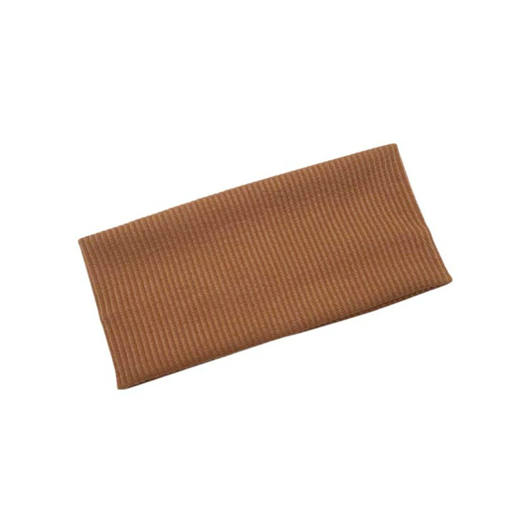 Knitted Elastic Headband, Polyester, 19×9 cm, Lightweight Multicolor Hair Accessory
