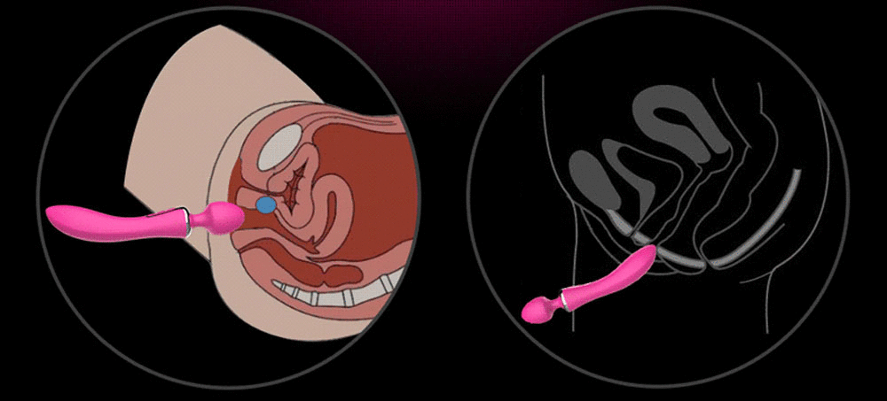 Leten Magic Wand Massager Dual Penetrations Waterproof Erotic Product Sex Toys for Women G-Spot Multi-Speed Vibrator Sex Machine 6