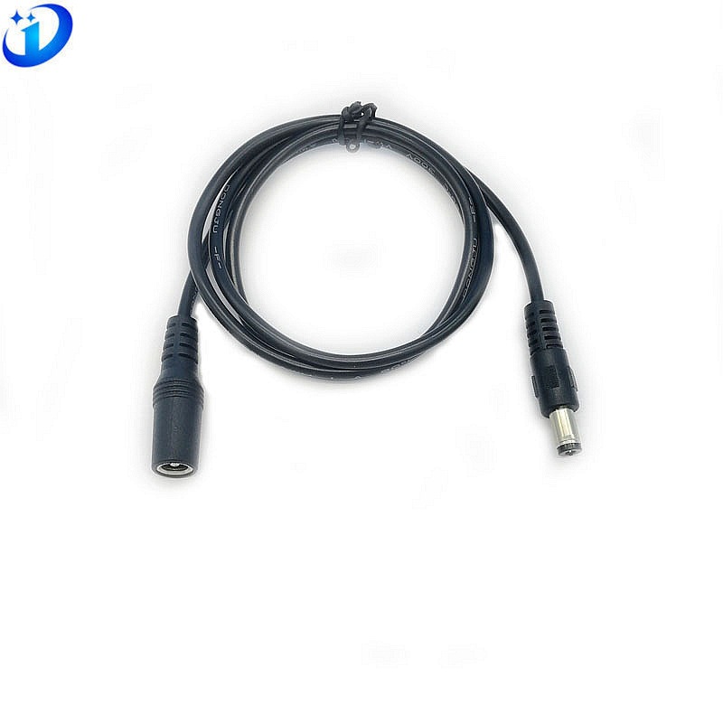 全铜DC电源线DC5521公母插头延长线LED灯具监控设备线电子阻燃