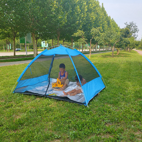 Beach Tent Outdoor Travel Automatic Quick Open Double Camping Tent Summer Anti-Mosquito Indoor Mosquito Net