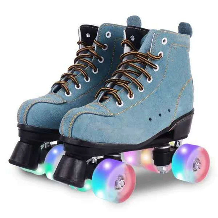 (Cross-border trading), black flashing roller skates
