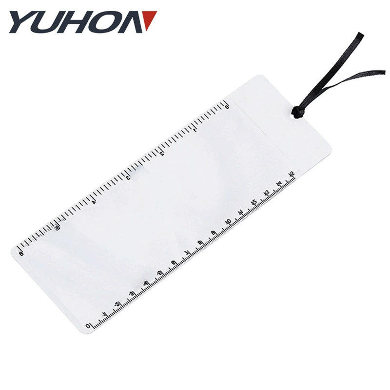 Экспорт внешней торговли бренда чтения закладки Портативный Ультратонкий 3 раза карты увеличительное стекло высокое качество и низкая цена с держателем карты