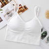 Summer wireless bra, top with cups, bra top, tube top, protective underware, tank top, beautiful back, internet celebrity