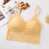 Summer wireless bra, top with cups, bra top, tube top, protective underware, tank top, beautiful back, internet celebrity