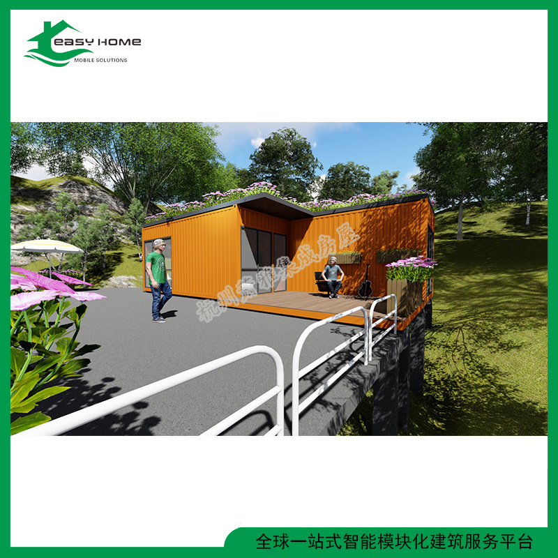 Trendy Detachable Container House Display Design Transformation and Production One Piece Service